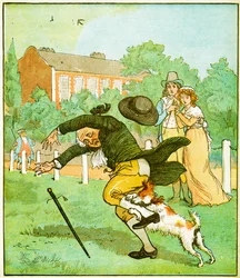 Illustration für An Elegy on the Death of a Mad Dog, 1879